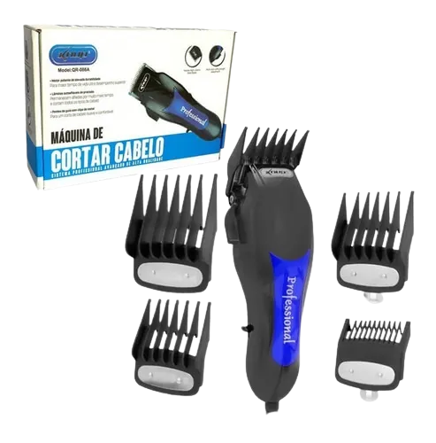 Maquina de Cortar Cabelo Profissional Avanado Qualidade - Aparadores Eltricos  - unidade    Cod. QR-086